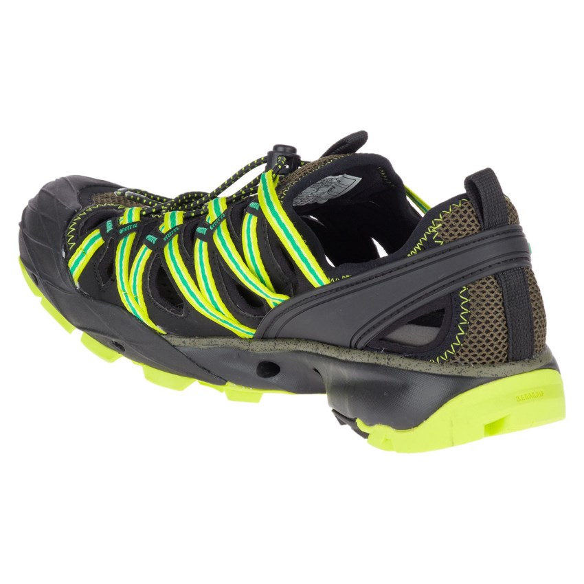 Sandales Merrell Choprock Sieve Noir/Vert Homme | L.H.OWQH